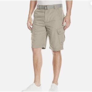 NWT Calvin Klein Cargo Shorts Men’s Sz 36 Khaki Casual Cotton